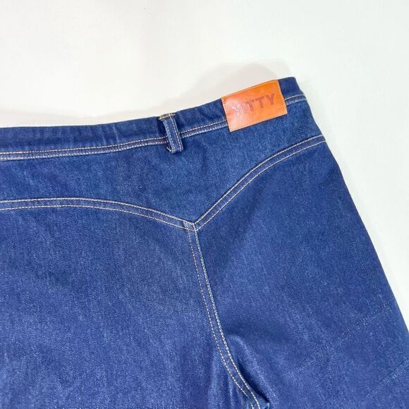 Yitty Jegging Womens Medium Blue Skinny Solid Cotton Blended Denim - Picture 10 of 13